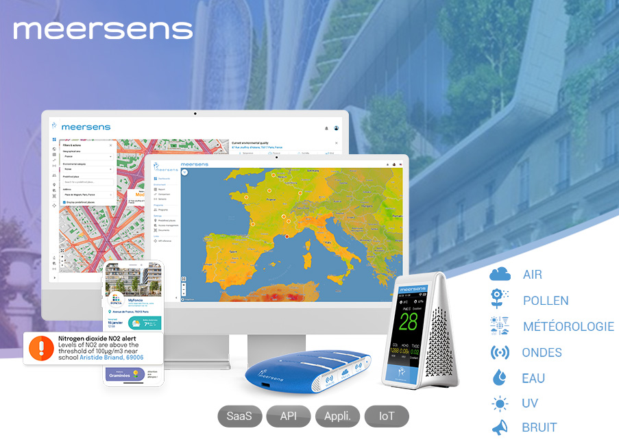 Environnement et santé, analysez en temps réel les risques autour de vous.