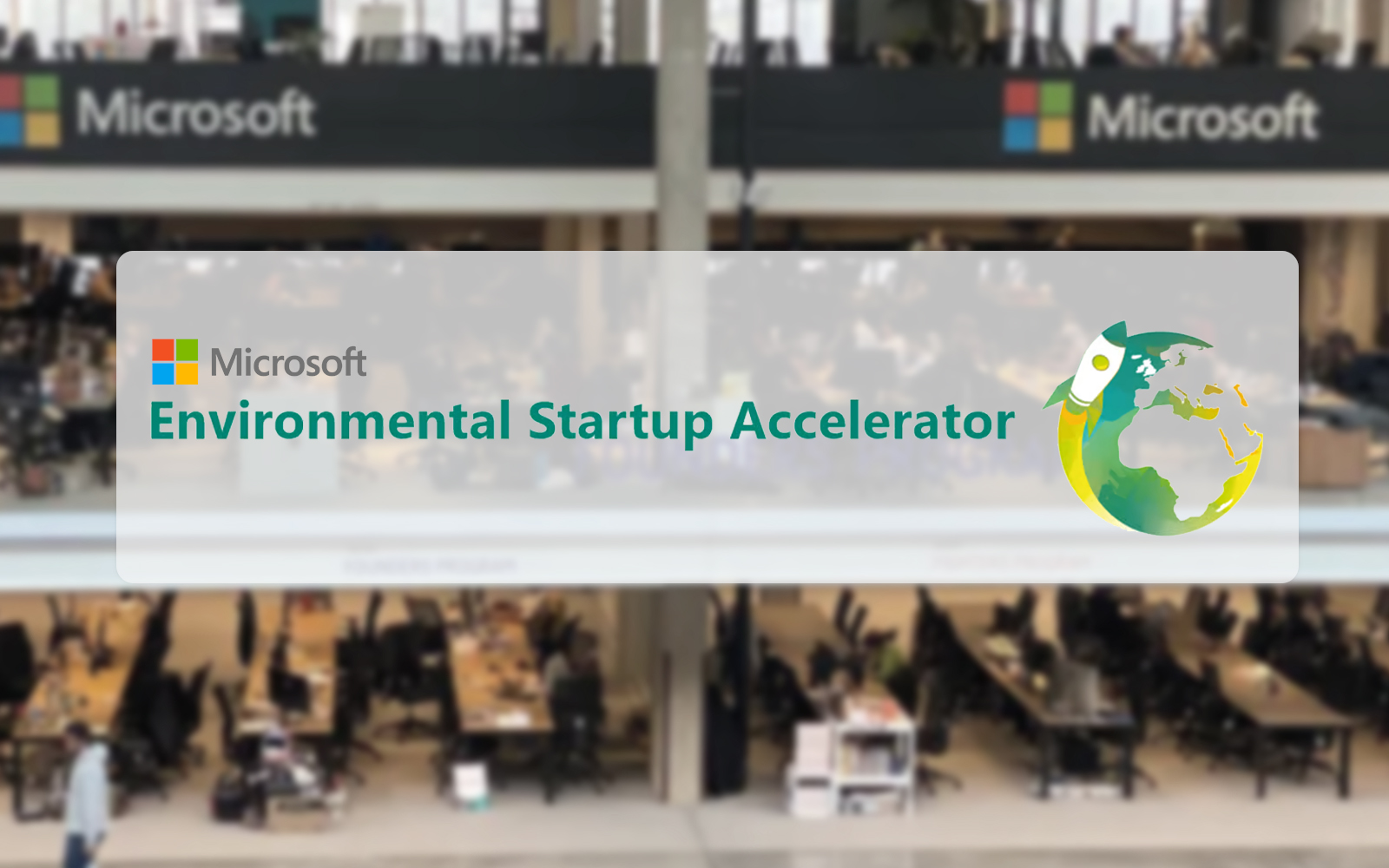 Environmental Startup Accelerator Microsoft