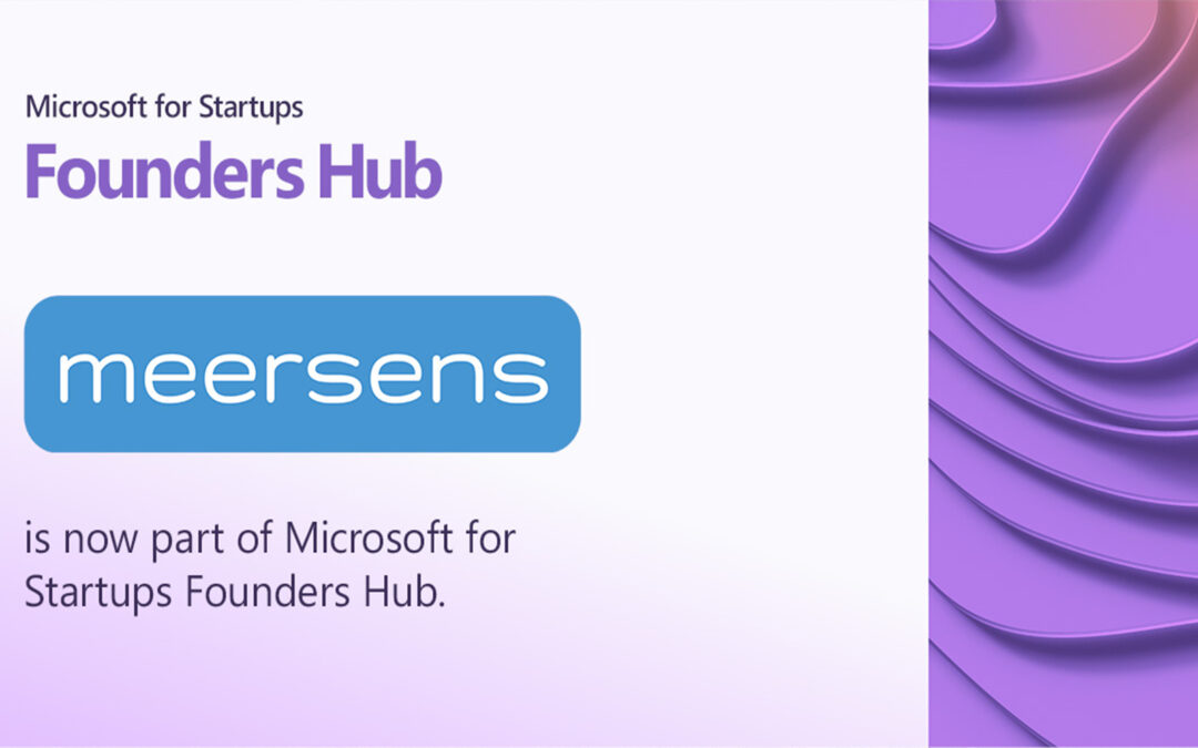 MEERSENS joins the Microsoft For Startups Founders Hub
