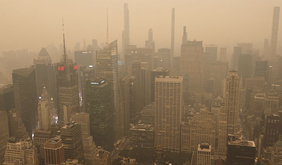 Feux de forêt Canada : une qualité de l’air dégradée à New York