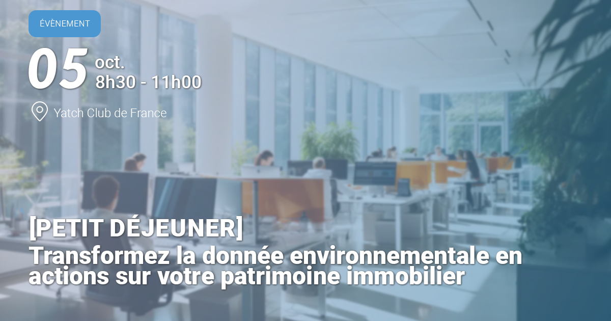 Evenement Meersens & Visiativ Données environnementales : comment les transformer en actions