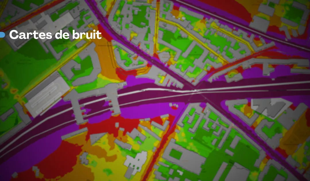 The noise maps in France