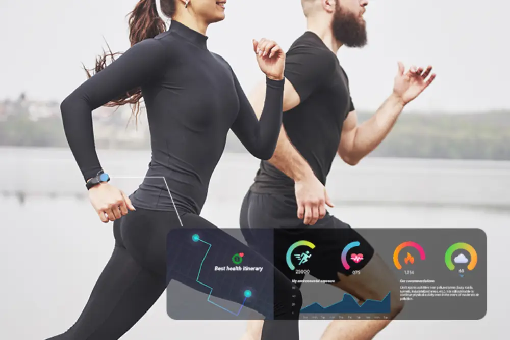 Application sportive et données rayons UV